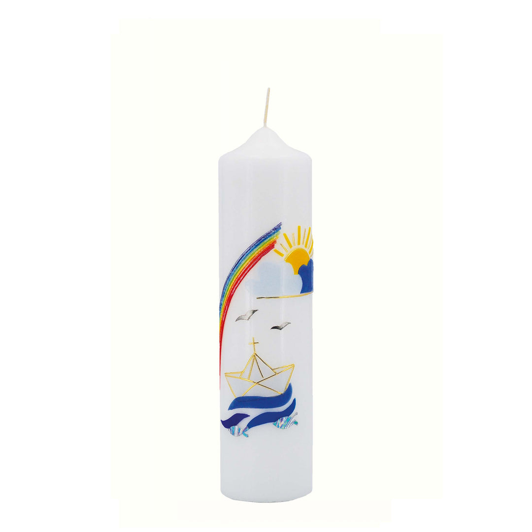 Elsöáldozási asztali gyertya kézzel díszitett K 28