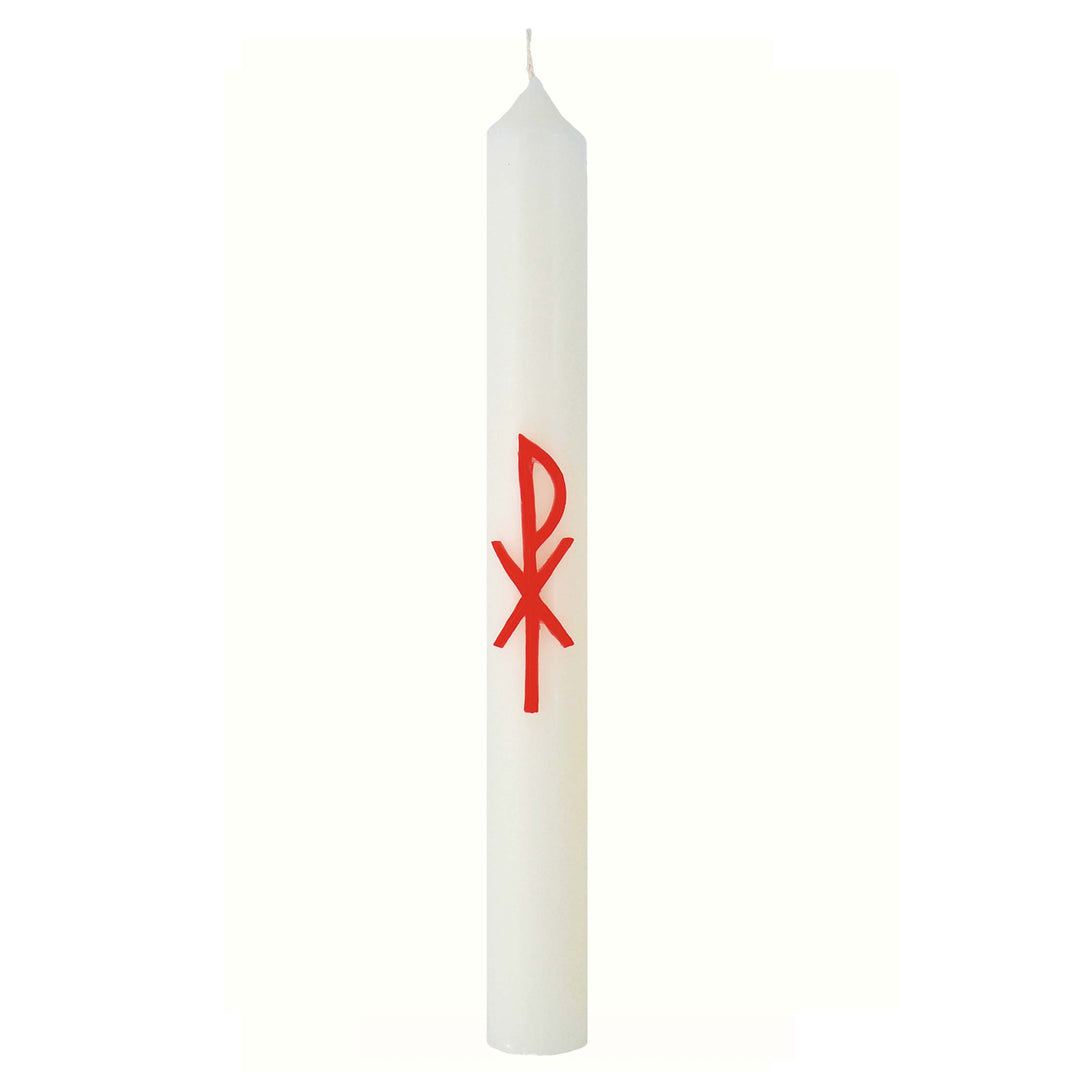 Keresztelési gyertya kézzel díszitett T 26 3 méretben