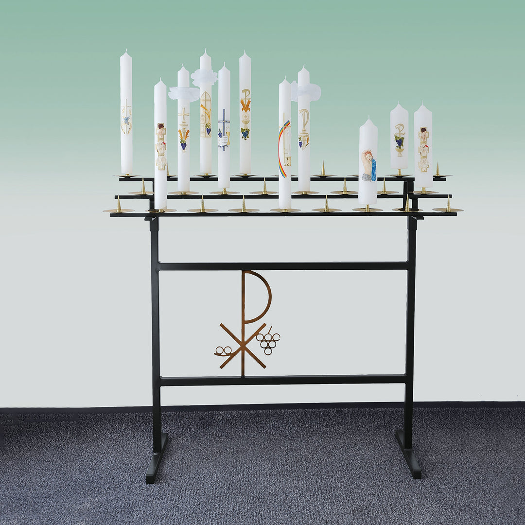 Kerzenständer zur Erstkommunion für 34 Kerzen