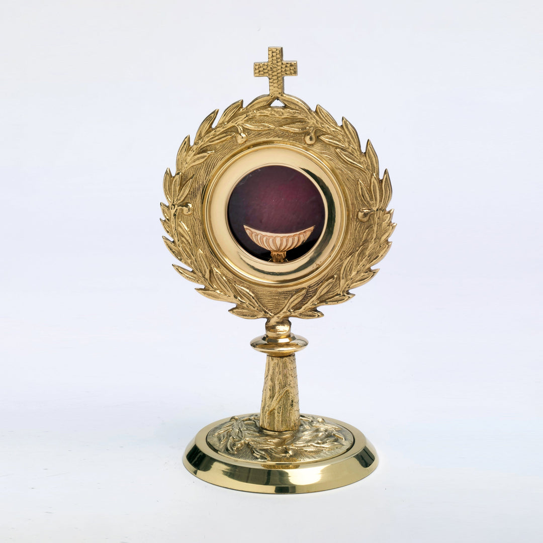 Monstrance sárgaréz H. 27 cm Nr. 1