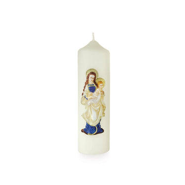 Mária asztali gyertya 265x80 mm viaszrátét M 44