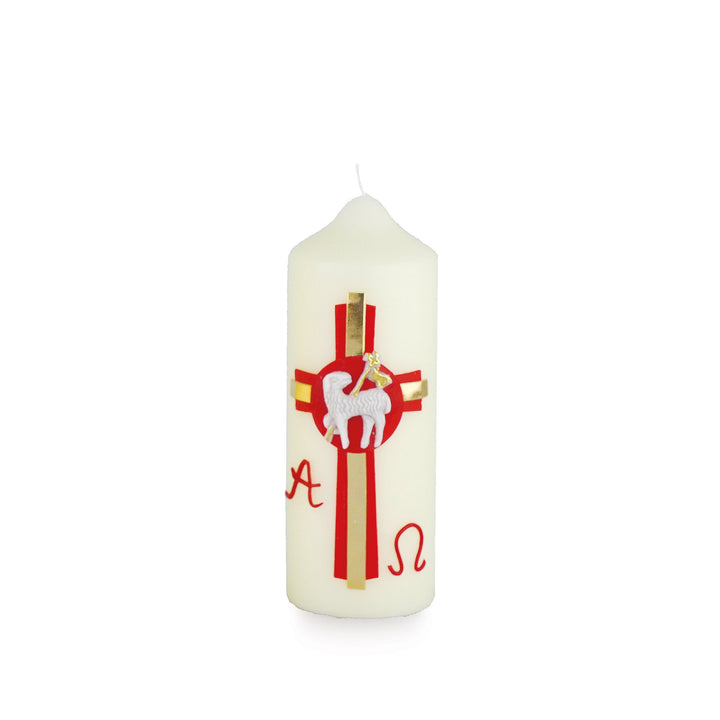 Húsvéti asztali gyertya kézzel díszített motívum OT 07  - 3 méretben kapható